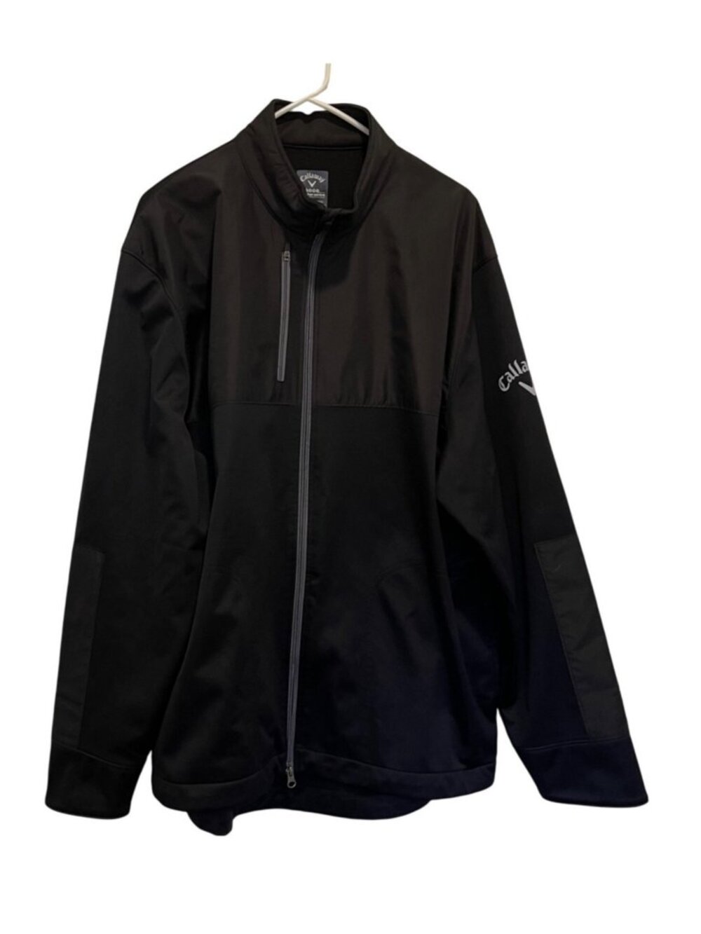 Callaway Weather-Series Full-Zip Black Jacket XXL Mens Lightweight Outerwear